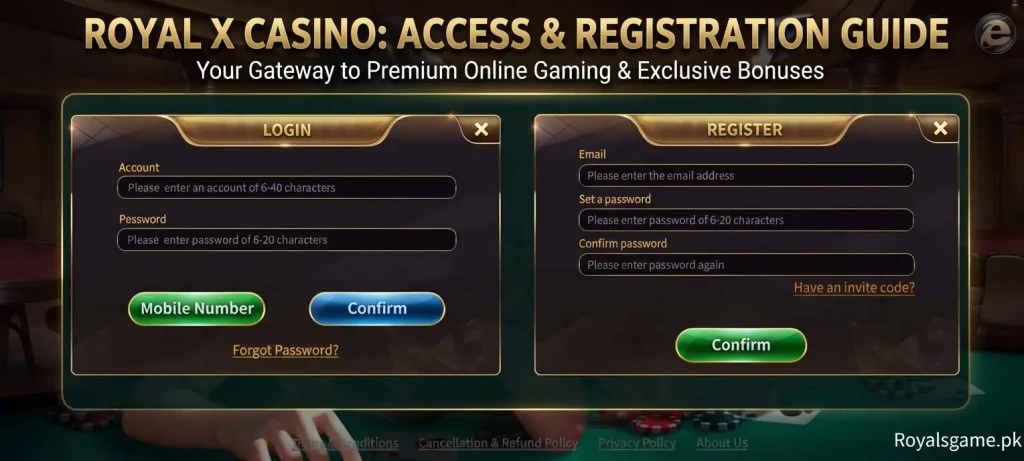 Royal x casino download
